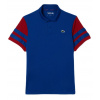 Tricouri polo bărbați Lacoste Ultra-Dry Colourblock Tennis - navy blue/bordeaux - Modrý (M)