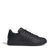 adidas Womens Grand Court Sneakers Triple Black 7 (40.7)