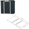 DURAMAX Pent Roof Eco Záhradný Domček 25 M² + Podlahové Profily Antracit 50023