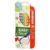 Pastelky trojhranné pre ľavákov Stabilo Easy Colors 6ks
