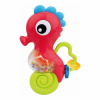 BABY MIX Hrkálka s melódiou morský koník červený 16x10x3 červená