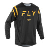 FLY RACING dres KINETIC CENTRE, FLY RACING - USA 2025 (černá/zlatá) - 2XL