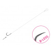 Návazec Delphin FLR Sting B-LESS 8cm trn 5mm 6ks 8cm - 8cm - háček 10