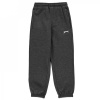 Slazenger Hem Fleece Pants Junior Charcoal Marl 11-12 Years