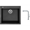 Set Sinks CUBE 560 Granblack + batéria Sinks SLIM S2 kartáčovaná
