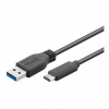 PremiumCord Kabel USB 3.1 konektor C/male - USB 3.0 A/male, černý, 2m (ku31ca2bk)