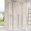 Ravak Sprchový kout čtvrtkruh 90x90 cm Chrome 3Q170C00Z1
