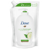 Dove Go Fresh Uhorka a Zelený čaj Tekuté mydlo náhradná náplň 500 ml