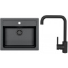 Set Alveus (dřez Atrox 30 Black Edition Black 91 + baterie OZ Černá matná) SETA23222