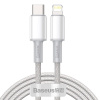 Baseus CATLGD-A02 USB-C (M) - Lightning (M), 2m, bílý