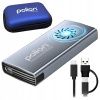 Puzdro s ventilátorom POLION pre M.2 NVME SSD disk USB-C 3.2 10Gbps