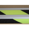 Protišmyková schodová hrana, 2x fluorescenčný pruh, R10, š 610 mm, typ B