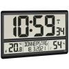TFA Dostmann 60.4520.01 DCF nástenné hodiny 360 mm x 28 mm x 235 mm čierna veľký displej; 60.4520.01