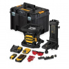 DeWALT Náradie - 18V AKU rotačný laser, dosah 600 m, s príslušenstvom, 1x aku 2,0 Ah XR, nabíjačka DCE080D1RS