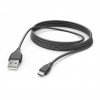 HAMA 201588 kábel micro USB, 3 m, čierny