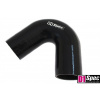 Silikónové koleno TurboWorks 135° 63mm, Čierne