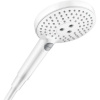HANSGROHE Raindance Select S ručná sprcha 3jet PowderRain EcoSmart, priemer 125 mm, matná biela, 26515700