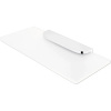 NIMCO NIKAU polička matné sklo 20 x 11 cm bez ohrádky, chrómový držiak NK 30091B20-26