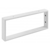 Podperná konzola 350x150x40mm, lakovaná oceľ, biela mat, 1 ks 30378