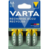 Nabíjateľná batéria, AA, tužková, recyklovaná, 4x2100 mAh, VARTA