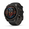 GARMIN Fenix 8 - 47mm AMOLED Sapphire Carbon Gray DLC Titanium Black/Pebble Gray band Smarthodinky