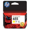HP No. 655 CZ112AE žltá pre Ink Advantage 3525, 5525 - originálny