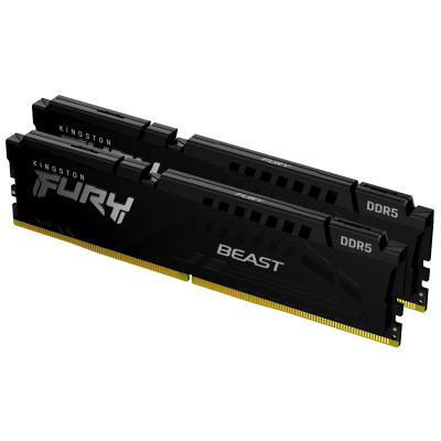 KINGSTON FURY Beast Black 16GB DDR5 6000MHz / CL40 / DIMM / KIT 2x 8GB KF560C40BBK2-16