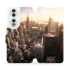 Flipové pouzdro Mobiwear - Honor 90 5G - M138P New York (Knížkové flip pouzdro, obal, kryt na mobil Honor 90 5G - M138P New York, materiál Umělá kůže + TPU - ochrana 360°, stojánek, silikonová vanička