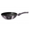 Berlingerhaus Panvica Wok s mramorovým povrchom 28 cm Carbon PRO Line BH-6900