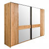 Linea Natura SKRIŇA SO ZRKADLOM, dub, farba duba, 296/214/61 cm - Skrine - 000891002602