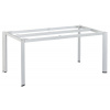 KETTLER Stolová kostra EDGE 160x95cm - strieborná