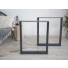 Treesome Robustní Železná Industrial Podnož Stolová Noha 2ks Antracit Rozměr: Š 70 x V 72 cm