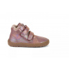 Froddo barefoot zimní kotníkové boty kožíšek - pink shine 23