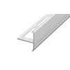 SP21/1 schodová lišta T ACARA, STEP, hliník elox striebro, 12,5 mm, 2,7 m