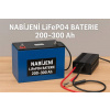 Nabíjení LiFePO4 baterie 200–300 Ah (servisní zásah)