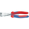 KNIPEX 67 05 200 Silové čelné štiepacie kliešte, viaczložkové návleky, chrómované 200 mm
