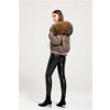 Max Original Leather Páperová bunda s kožušinou G-2402-1375 olive (3XL 58-60) - Olive - 3XL