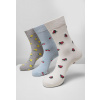 Recycled Yarn Fruit Socks 3-Pack 35-38