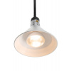 Lampa na ohrev jedál – závesná, kužeľová, HENDI, Čierna, 230V/250W, ø275x(H)250mm