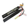 Airsoft batéria Saddle LiPo 11,1V 1200mAh 25C mini Tamiya Gens Ace