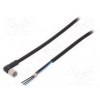 Připojovací kabel M8 PIN 4 úhlový Dél 10m zástrčka 1A PUR