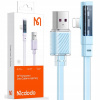 Kábel McDodo USB - Apple Lightning 1,2 m, modrý