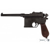 Pistole Mauser C-96 - 1898 plastová pažba + Přívěsek na klíče DENIX
