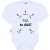 NEW BABY Body s potlačou New Baby Oci, to dáš! Veľ. 80