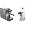 Stone Espresso Pure + Rocket Espresso FAUSTINO 3.1, white