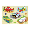 Woody Zvukové puzzle Doprava, 5 ks