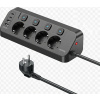 MORRE M412 Rohová predlžovacia lišta 4x AC, 2x USB-C, 2x USB-A, 2 m