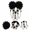 1pc gotická čipka Chluba Steampunk Hair Clip (1pc gotická čipka Chluba Steampunk Hair Clip)