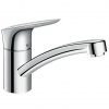 Hansgrohe Logis Páková drezová batéria 120 CoolStart Eco, chróm 71837000-HG