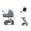 CYBEX Balios S Lux 2.0 + Cot S Lux Travel Set Aton B2 i-Size stormy blue 2025